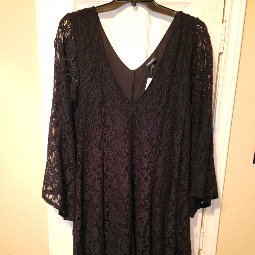 TORRID Black Lace Dress